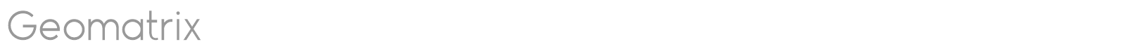 Geomatrix font preview